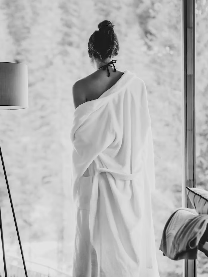 Luxury Tranquility Spa Robe - Hello Hocking Hills